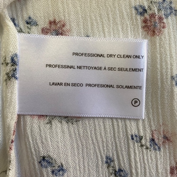 AG Maggie Tank Top, Spaghetti Straps, Floral, White Multi, Small NWT - Picture 14 of 14